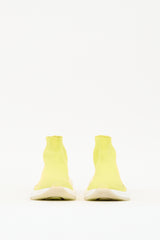 Balenciaga Yellow & White Speed Knit Sneaker