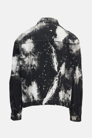 Balenciaga 2019 Bleached Denim Jacket