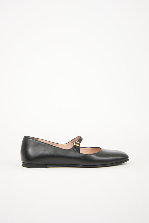 Bally Leather Banya Mary Jane Flat