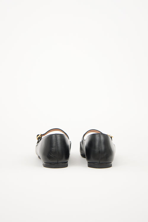 Bally Leather Banya Mary Jane Flat
