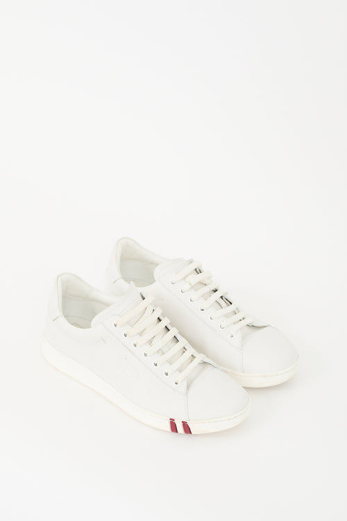 Bally White Leather Asher Sneaker