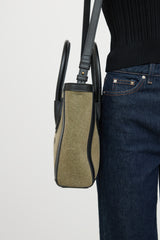 BalmainB-Army Canvas 24 Shopper Tote Bag