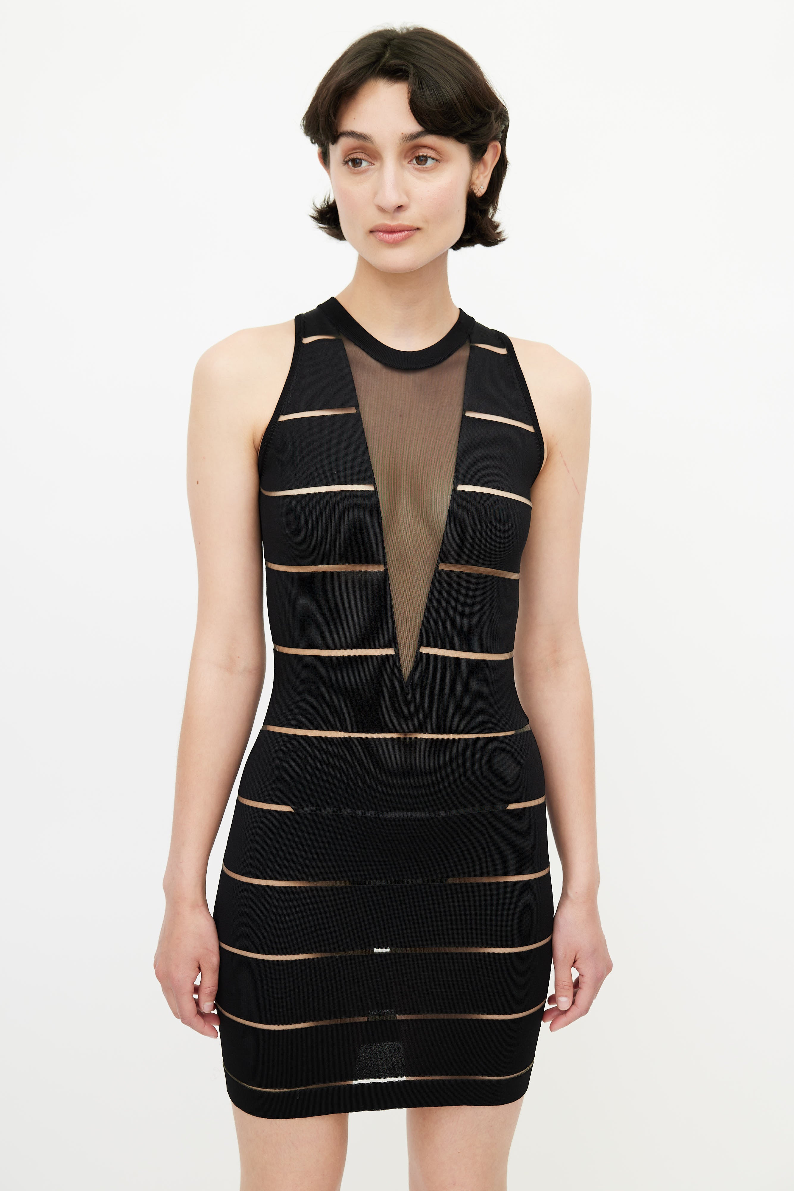 Balmain // Knit Cut Out Dress – VSP Consignment