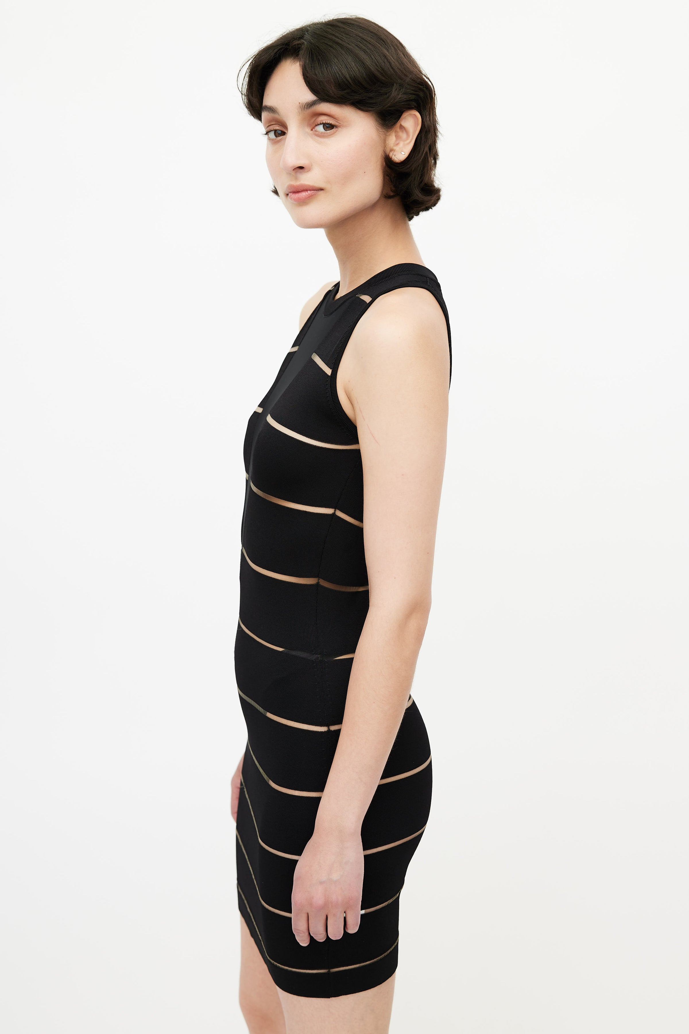 Balmain // Knit Cut Out Dress VSP Consignment Balmain // Knit Cut Out Dress VSP Consignment
