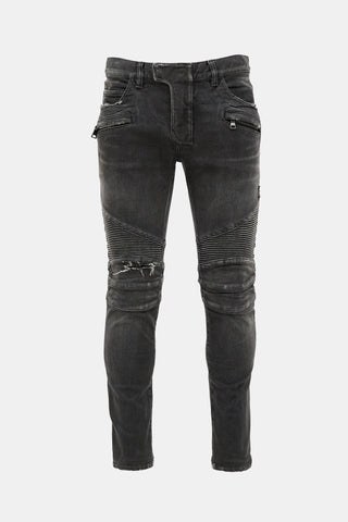 Balmain Biker Slim Leg Jeans