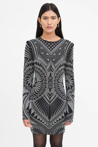 Balmain Crystal Embellished Dress