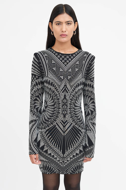 Balmain Crystal Embellished Dress