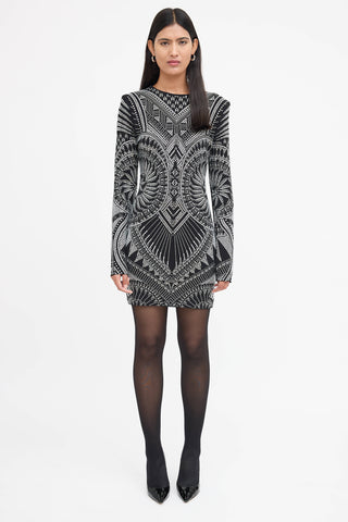 Balmain Crystal Embellished Dress
