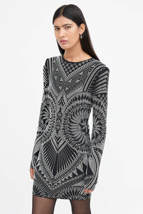 Balmain Crystal Embellished Dress