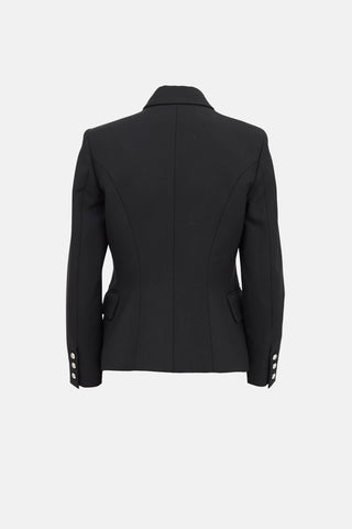 Wool Double Breasted Blazer