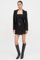 Balmain Buckle Wrap Skirt