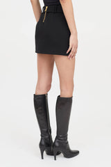 Balmain Buckle Wrap Skirt