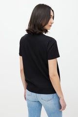 Balmain Black & Gold Logo T-Shirt