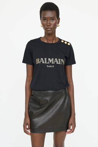 Balmain Cotton Logo T-Shirt