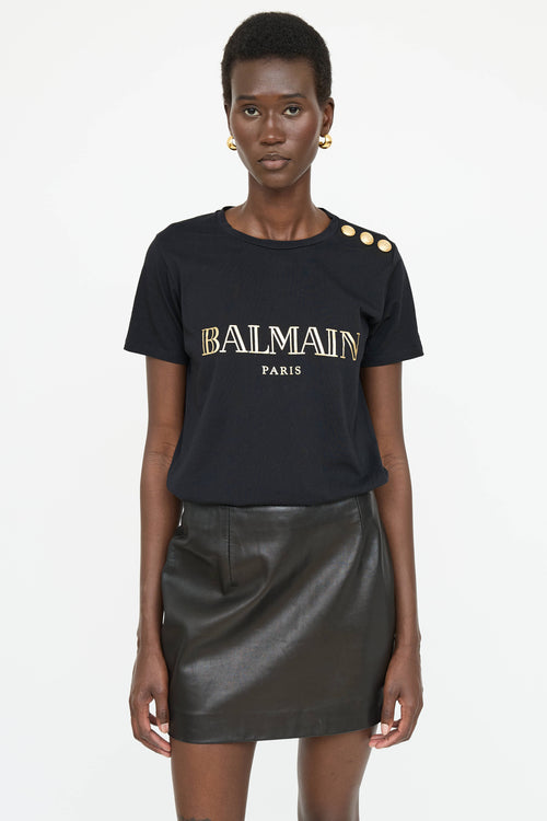 Balmain Cotton Logo T-Shirt