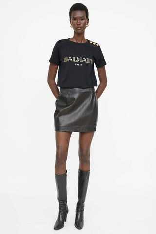 Balmain Cotton Logo T-Shirt