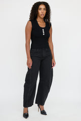 Balmain Knit Button Top