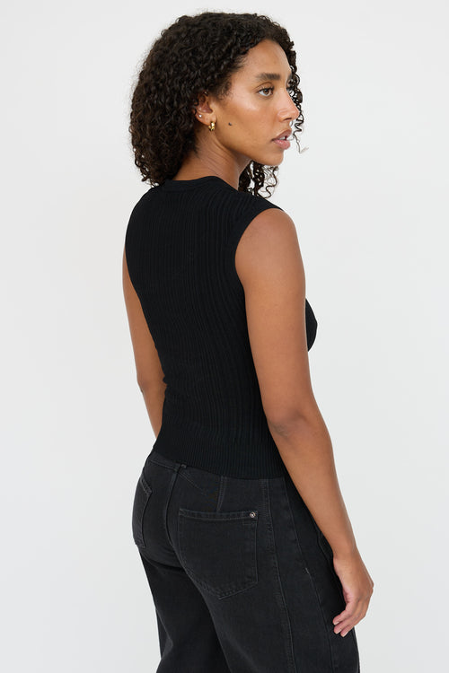 Balmain Knit Button Top