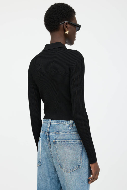 Balmain Knit Rib Cardigan