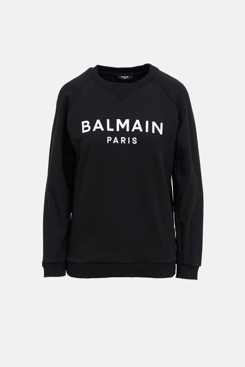 Balmain Logo Crewneck Sweater