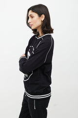 Balmain Black & White Logo Sweatshirt