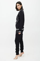 Balmain Black & White Logo Sweatshirt
