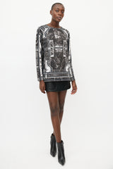 Balmain Black & White Marble Top