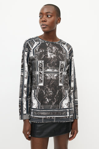 Balmain Black & White Marble Top