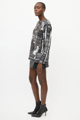 Balmain Black & White Marble Top