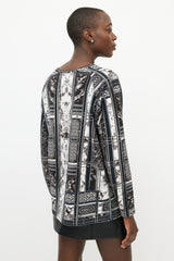 Balmain Black & White Marble Top