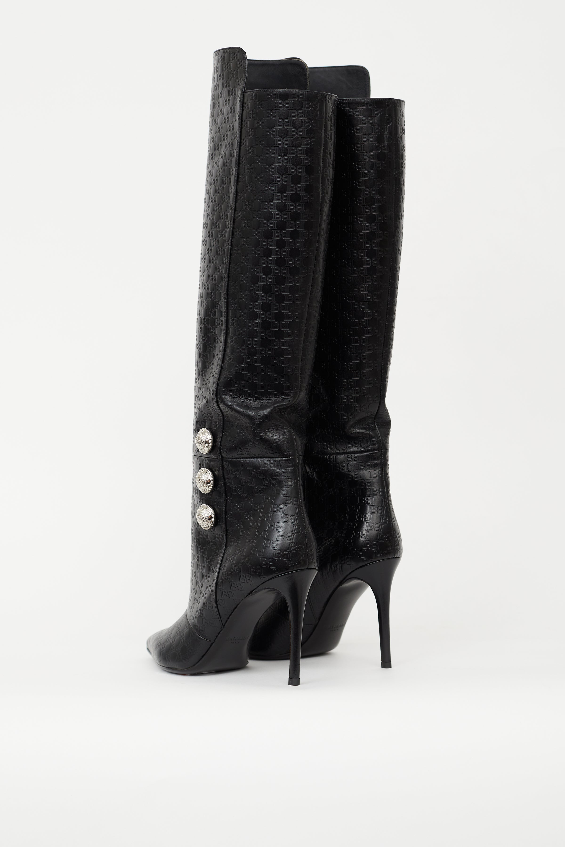 Balmain knee high discount long boots ss18