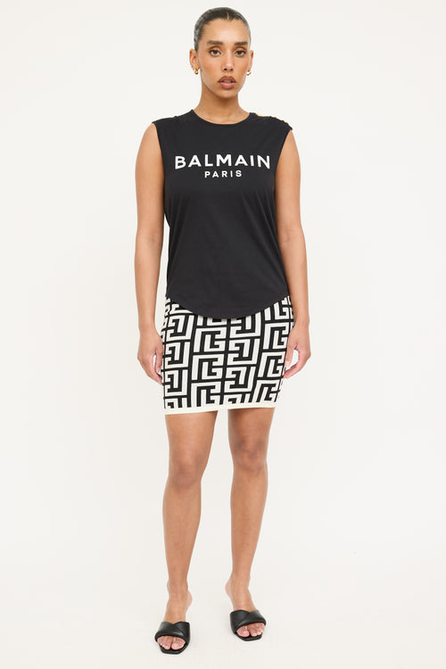 Balmain Button Logo Tank