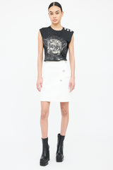Balmain Graphic Cotton Tank