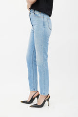 Balmain Blue & Gold Slim Jeans