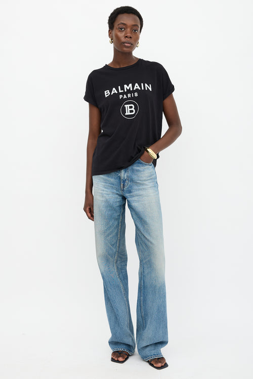 Balmain Boxy Logo T-Shirt