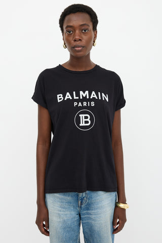 Balmain Boxy Logo T-Shirt