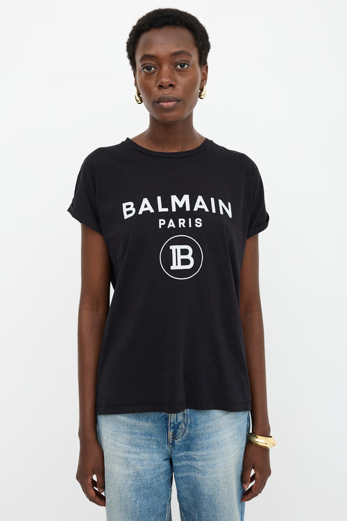 Balmain Boxy Logo T-Shirt