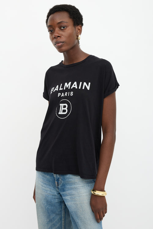 Balmain Boxy Logo T-Shirt