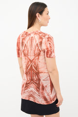 Balmain Burnout Graphic T-Shirt