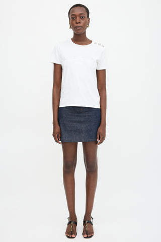 Balmain Button Logo T-Shirt