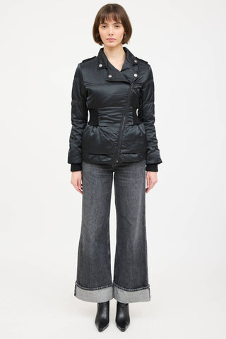 Balmain Cinched Down Asymmetrical Jacket