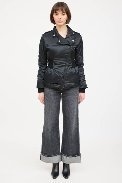 Balmain Cinched Down Asymmetrical Jacket