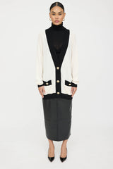 Balmain Knit Logo Cardigan