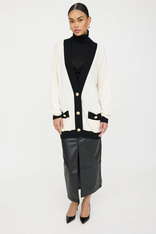 Balmain Knit Logo Cardigan