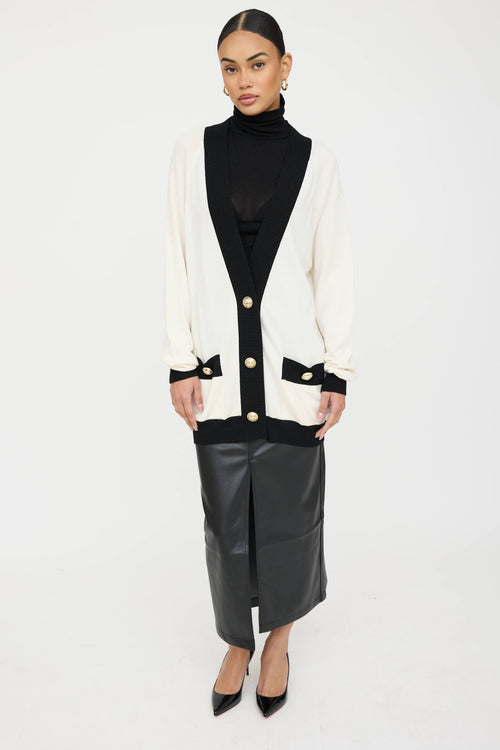 Balmain Knit Logo Cardigan