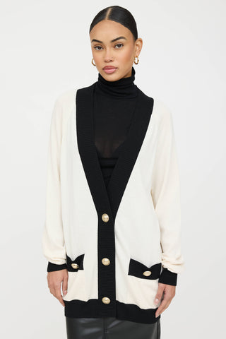 Balmain Knit Logo Cardigan