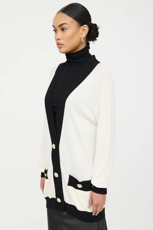 Balmain Knit Logo Cardigan