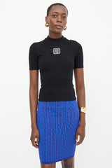Balmain Embroidered Retro PB T-Shirt