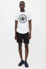 Balmain Flocked Logo T-Shirt