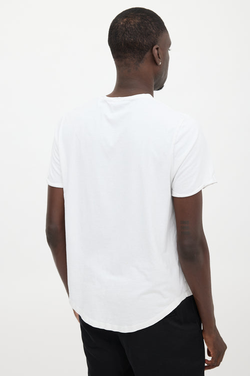 Balmain Flocked Logo T-Shirt